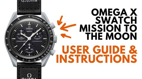 how to use omega swatch watch|Swatch Omega moonwatch manual.